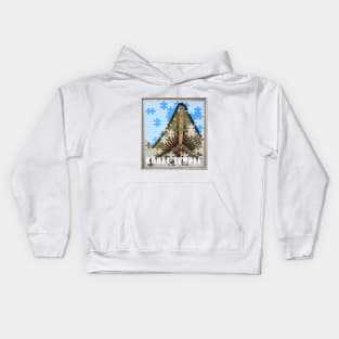 Korea temple Kids Hoodie